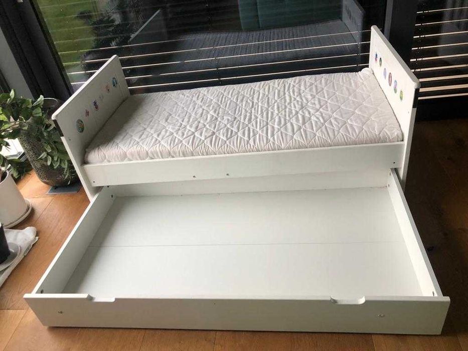 łóżeczko dziecięce 140 x 70 w komplecie wysokie boki dla noworodka