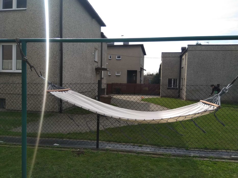 makramowy hamak boho nowy