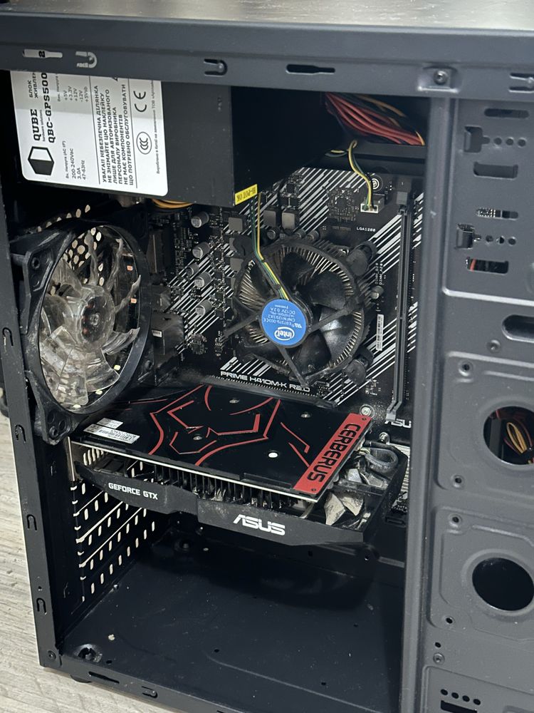 Ігровий комп’ютер | i3 10100f | GTX 1050 Ti | 8GB DDR4 | SSD 500GB