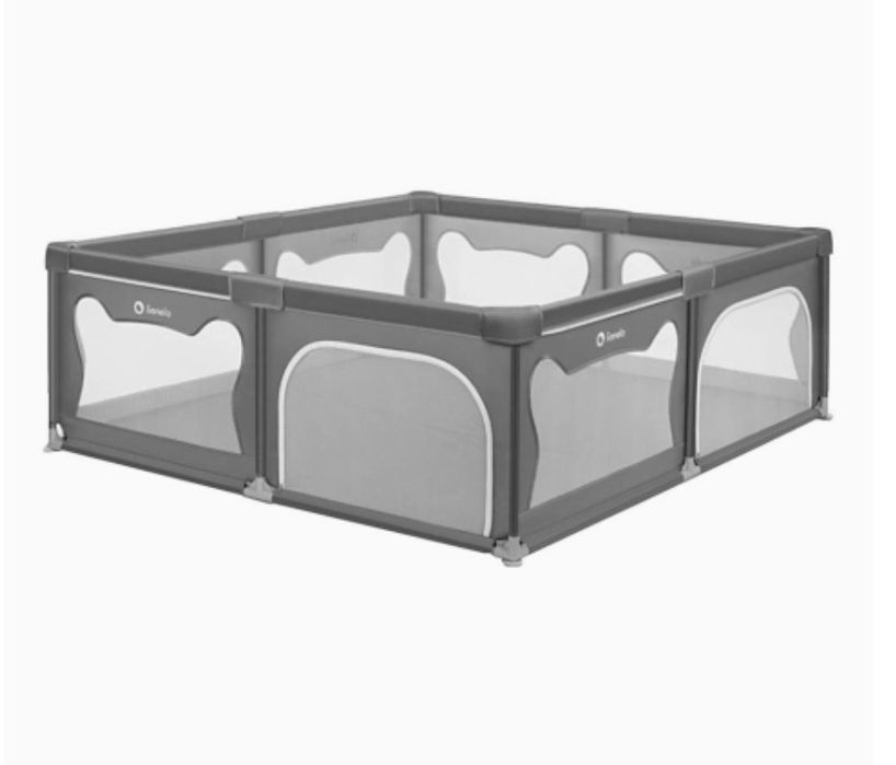 Kojec do zabawy WILLOW XL szary Lionelo