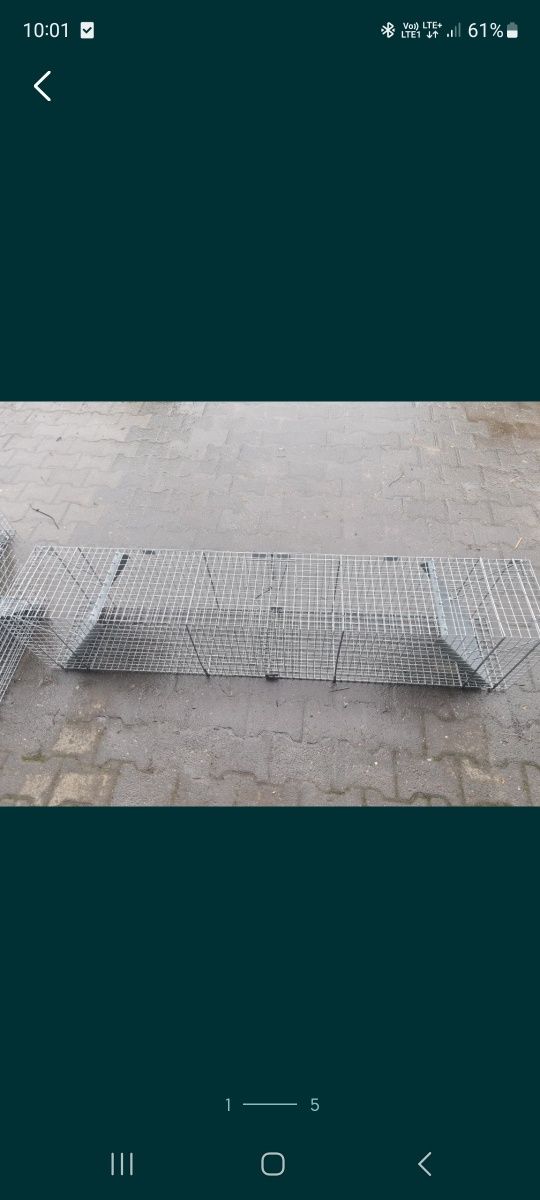 Klatka łapka lisy koty psy kuny i inne