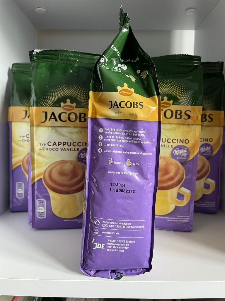 Jacobs Milka Cappuccino waniliowa 500 gram z Niemiec (3 sztuki)