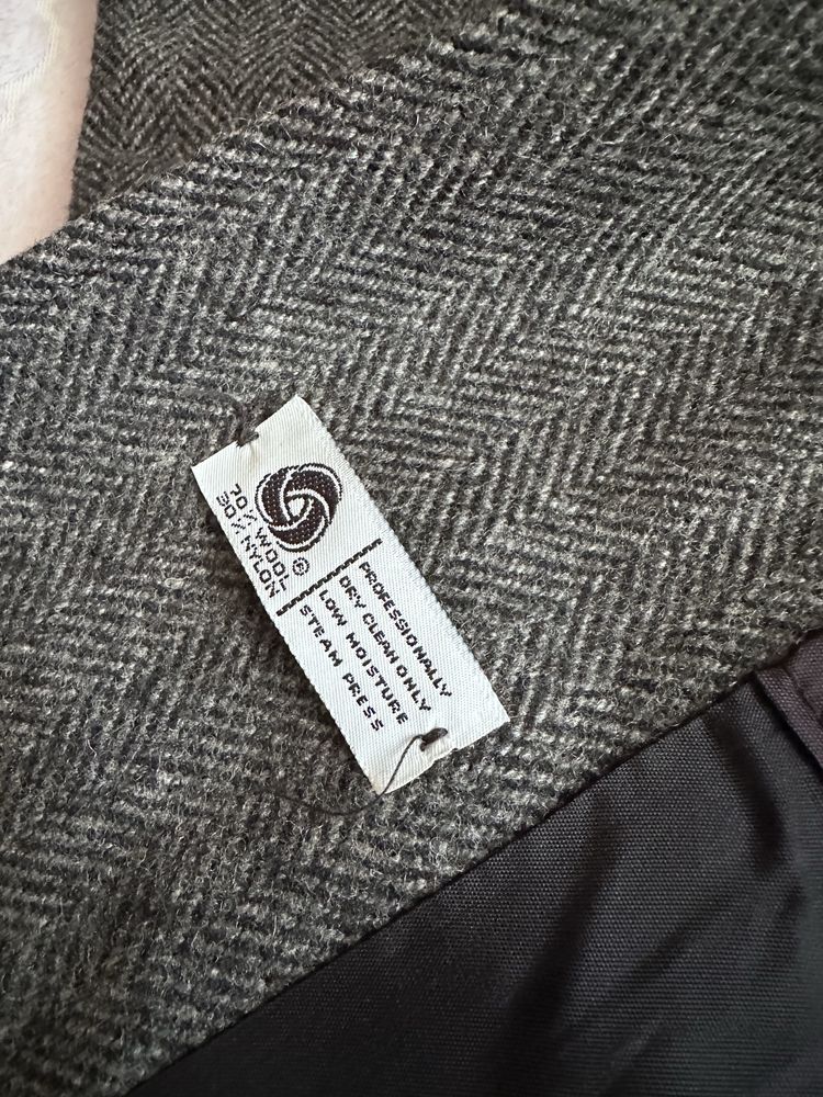 Alorna (США) шерстяне демісезонне класичне коротке пальто XL - XXL