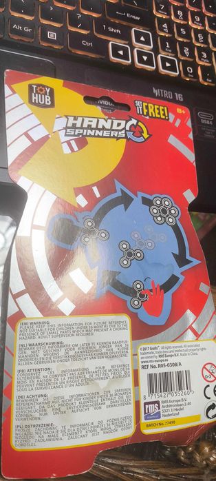 Spinner zabawka łagodzocą stres