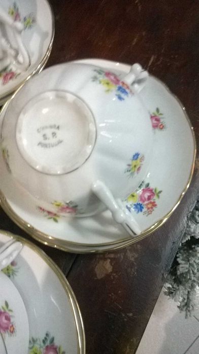 Serviço de chá em porcelana Coimbra S.P.