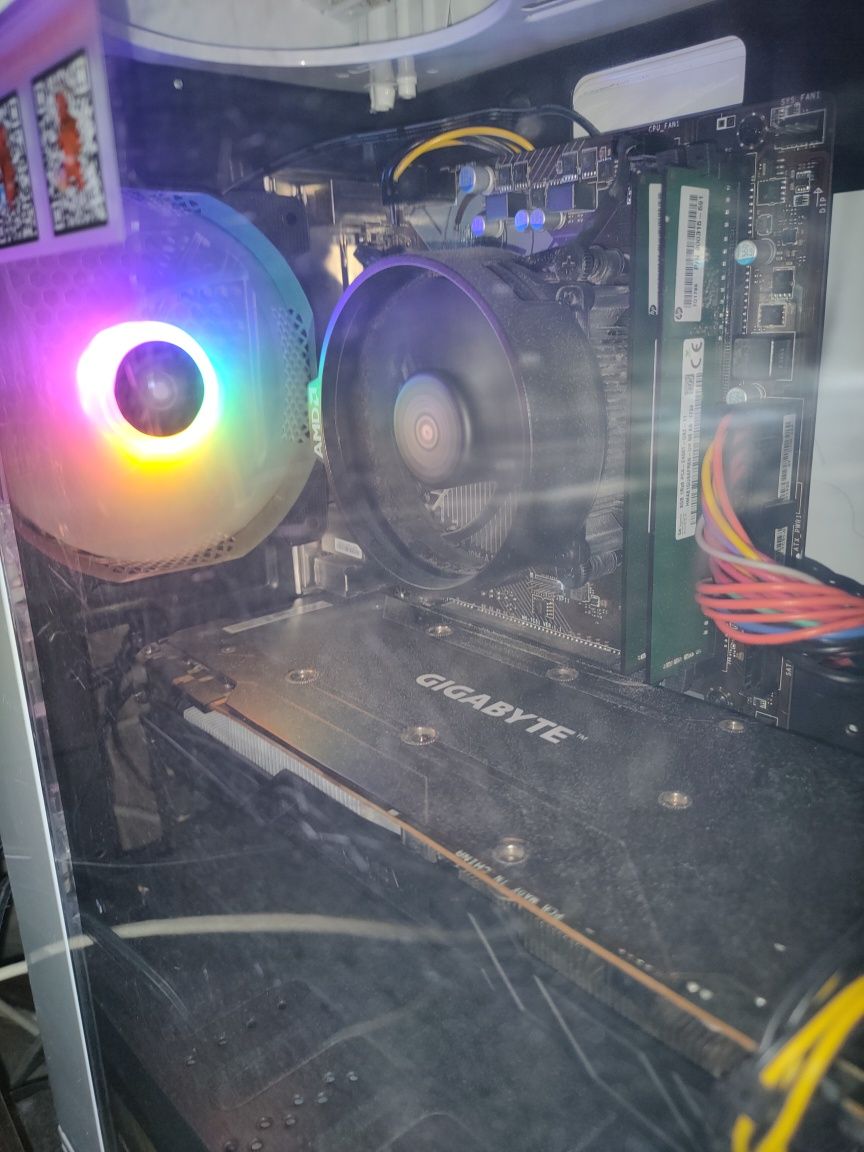 Компьютер с монитором MSI 24' 75hz gpu 1080 Ryzen 3600 16 ОЗУ