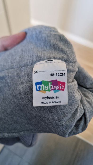 Mybasic kominiarka merino szara 48-52cm