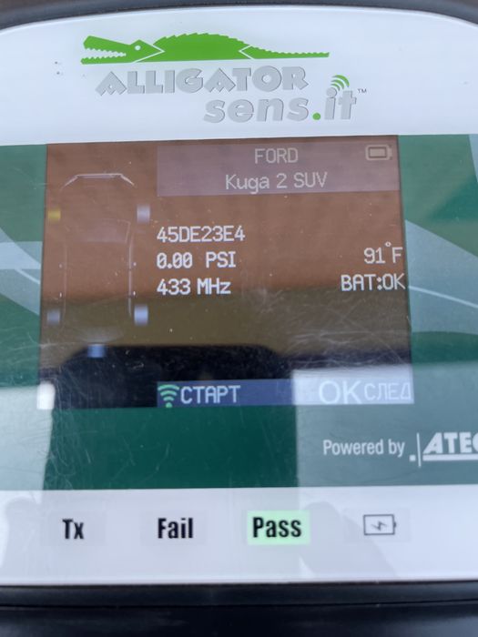 Датчики тиску шин Ford Fusion Focus Mondeo Kuga
