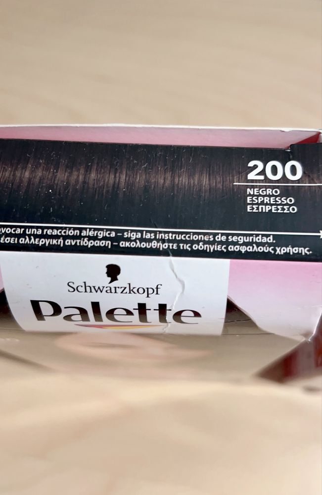 Dois colorantes/tinta oara cabelo