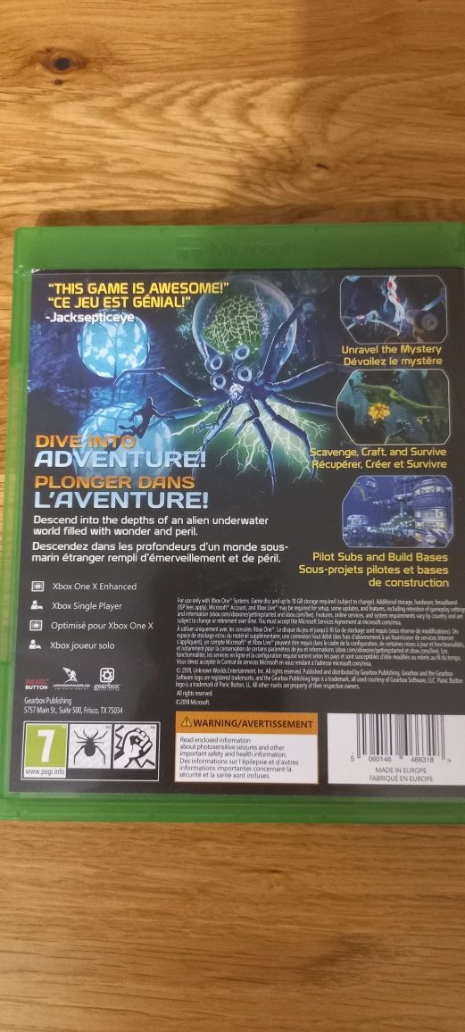 Subnautica gra X Box One