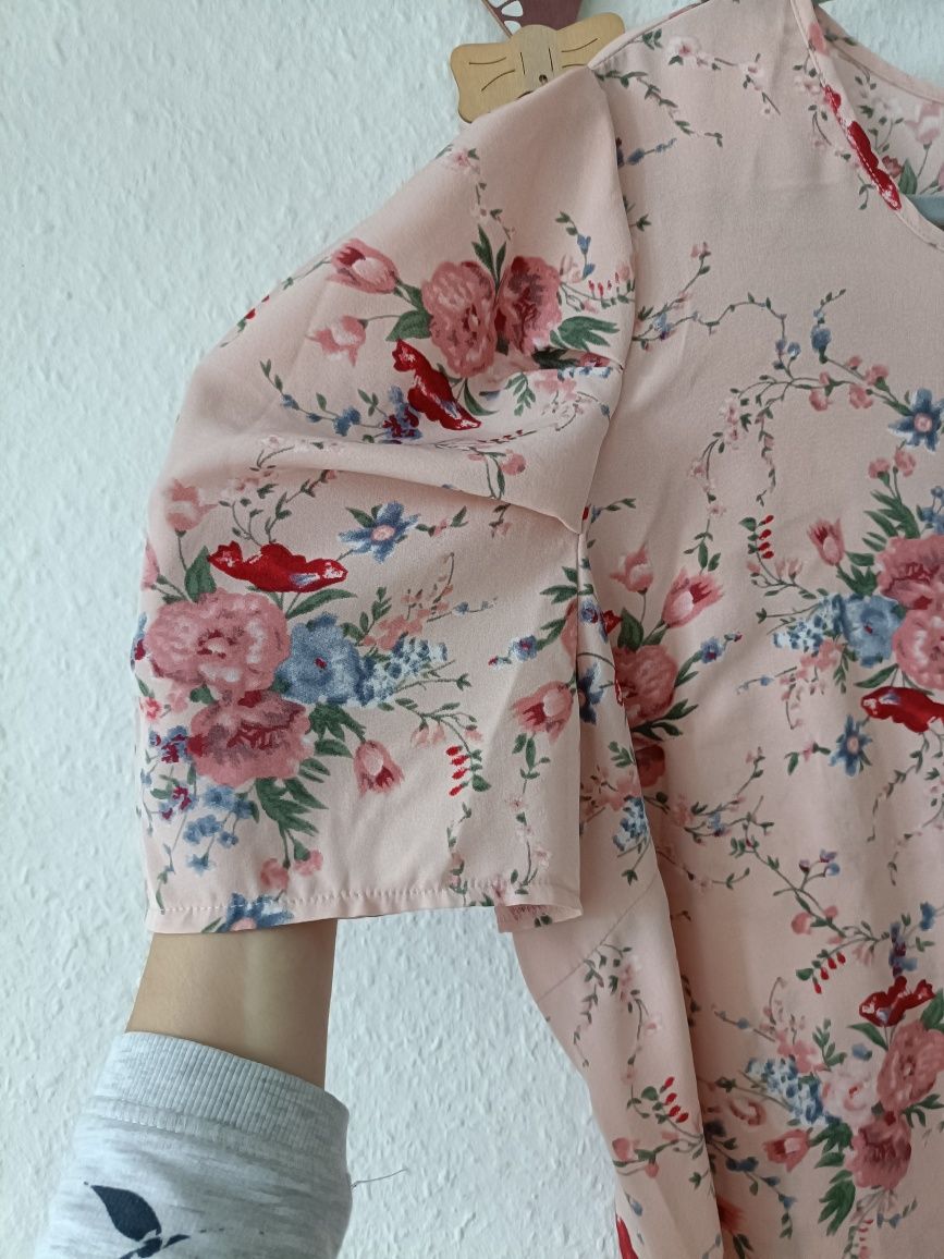 Śliczna sukienka w kwiaty #lato plus size rozm. 50