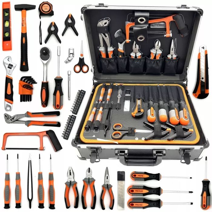 Skrzynia narzędziowa z narzędziami WRECKMANN walizka na kółkach zestaw