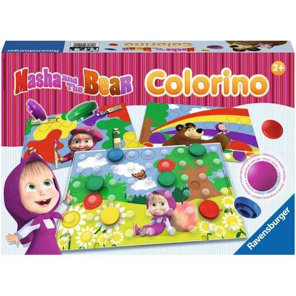 Gra edukacyjna Ravensburger Masza i Niedźwiedź Colorino *NOWA*