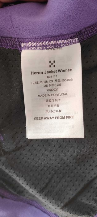 Bluza polarowa Haglöfs Heron Jacket Women Cena sklep. 570 zł XS Nowa