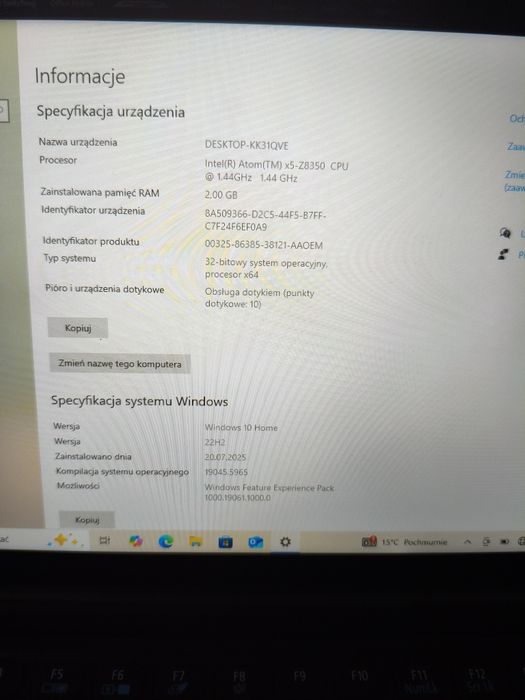 Sprzedam Laptopa ACER ONE 10