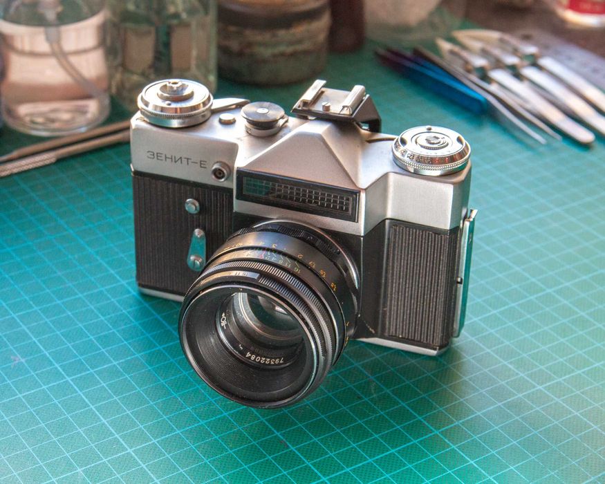 Zenit-E com Helios 44-2 58mm f/2