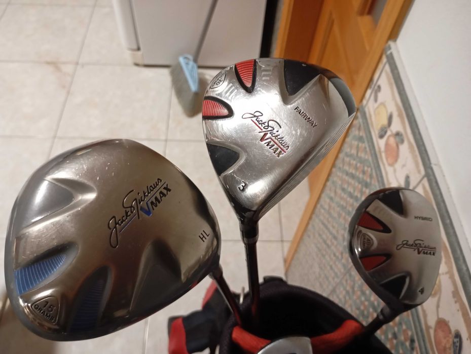 Tacos de golfe vermelhos