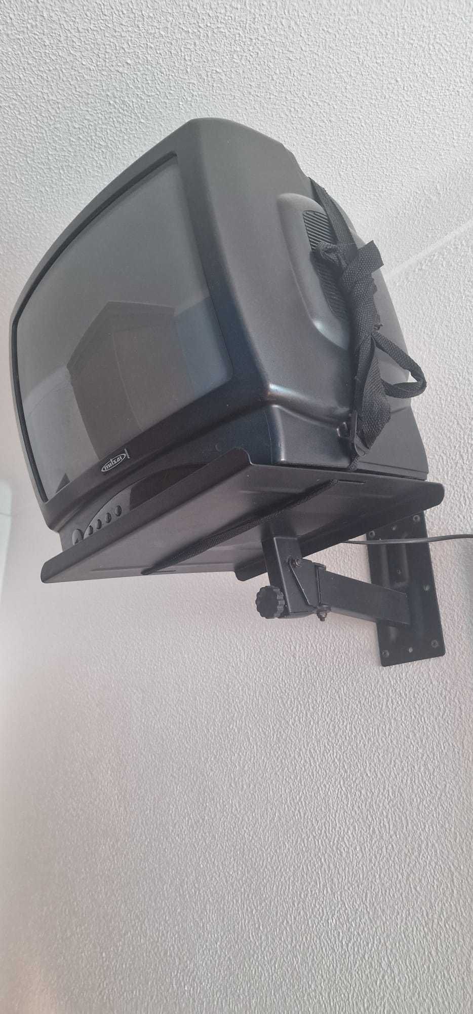 Tv Maior + Movel +Tv Menor + Suporte Parede