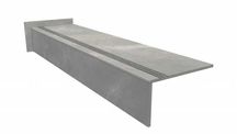 Szare płytki na schody 100x30 z delikatną żyłką MAT 100x30 antypoślizg