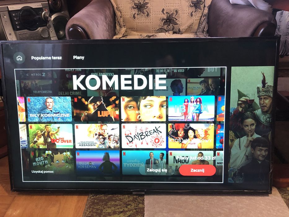Telewizor 4K Samsung SMART TV NETFLIX YouTube DVB-T2 Hevc Stan idealny
