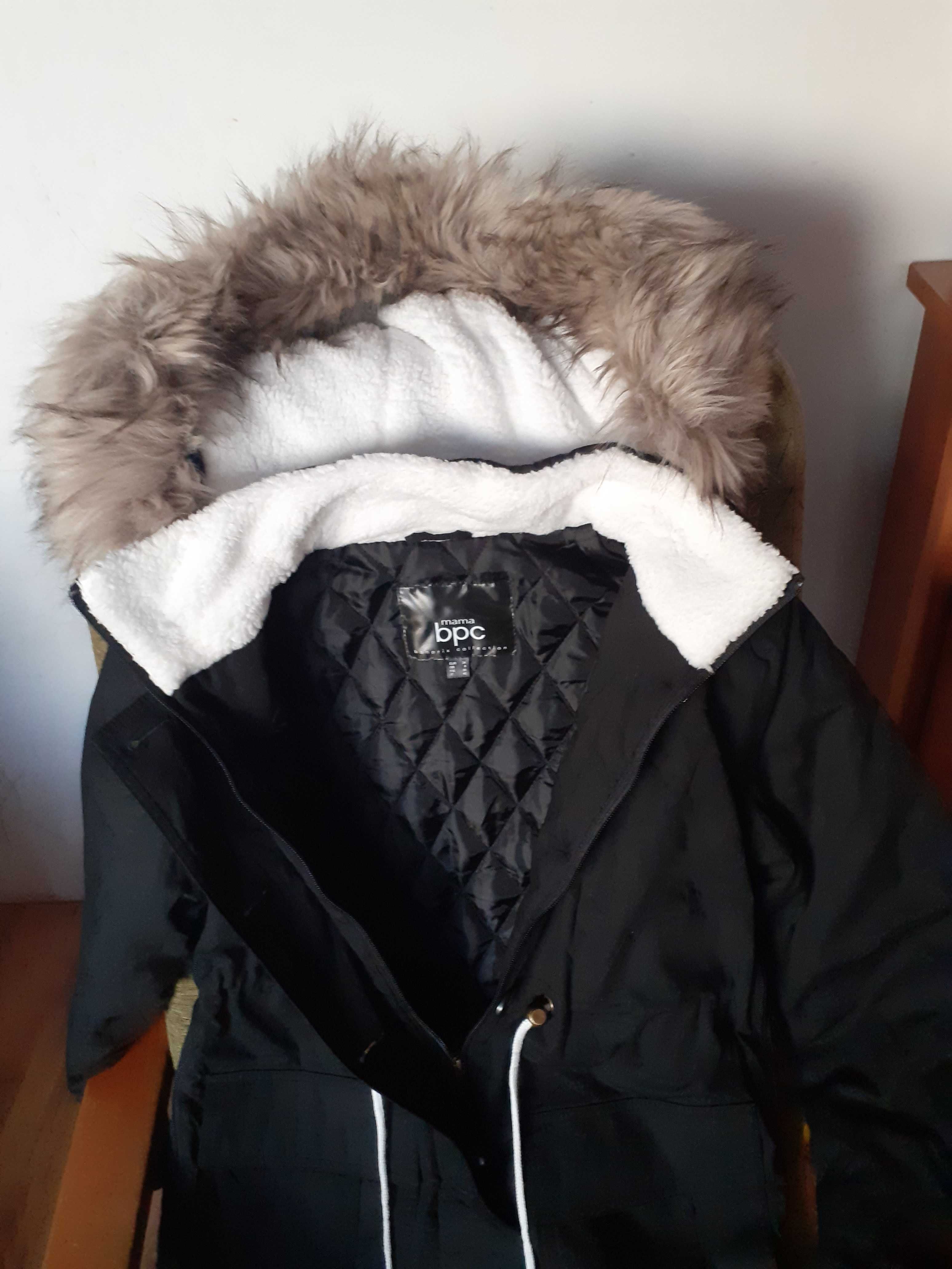 Nowa kurtka ciążowa czarna bawełna Bonprix 34 XS