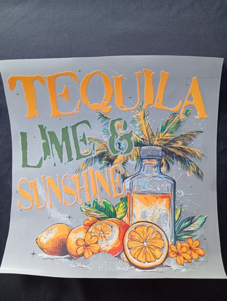 T-shirt koszula na lato dla dziecka 3-7 lat Tequila fun enjoy lekka