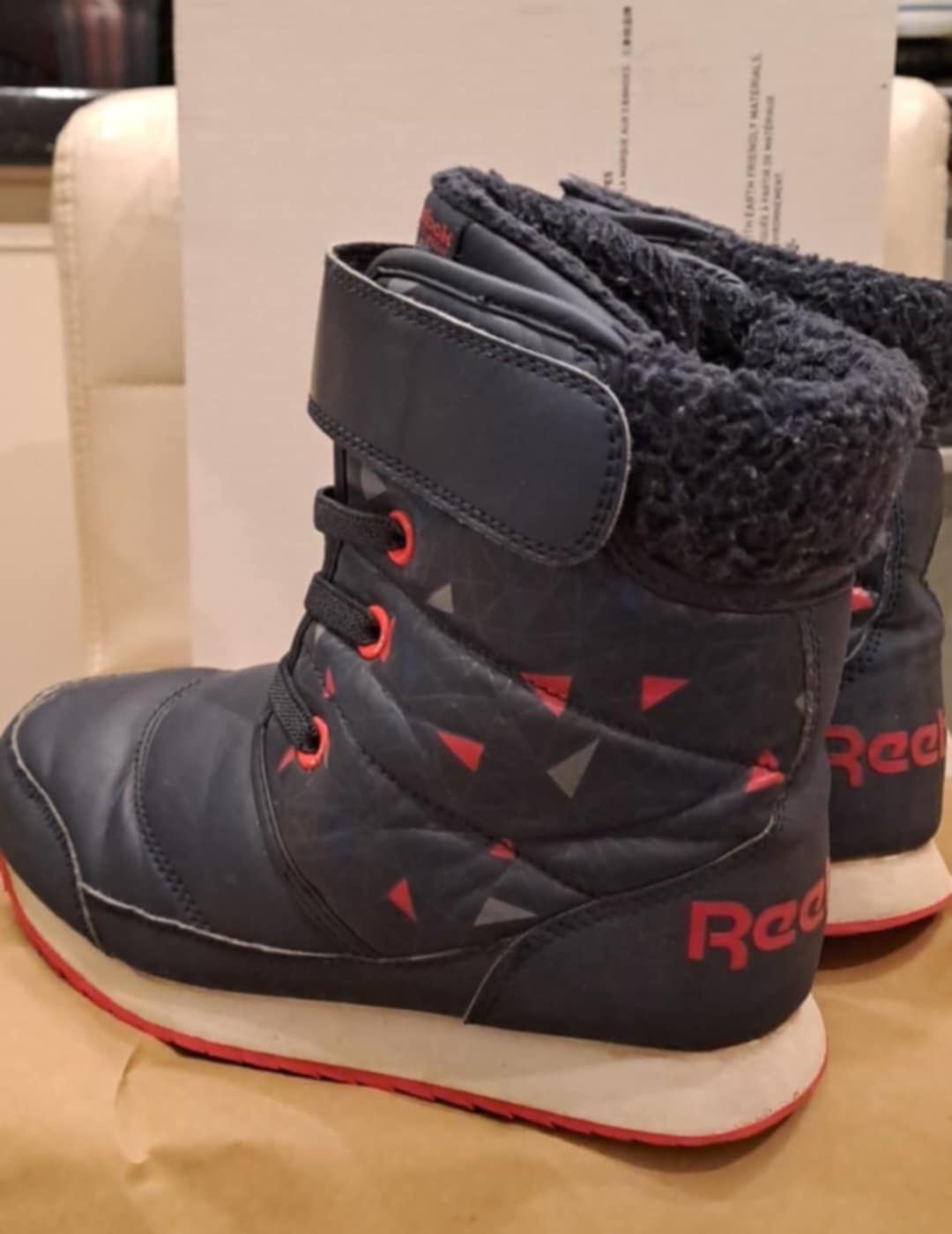 Buty zimowe Reebok, rozmiar 31,5, wkładka 20 cm