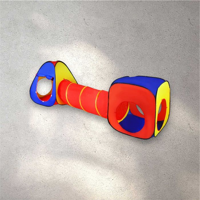 DOMEK + TUNEL 3w1 namiot dla dzieci do domu ogrodu zabawa zabawka