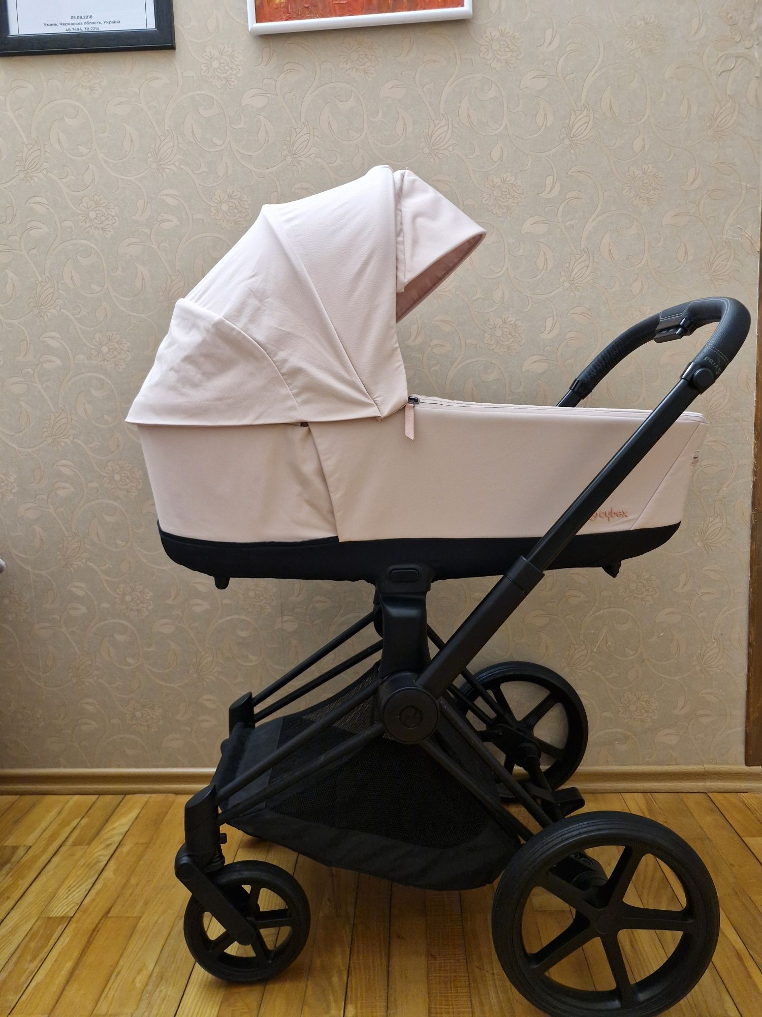 Коляска, Cybex priam 4.0 Автокрісло Cybex Cloud T i-Size plus Cozy Bei