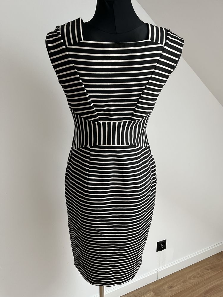 Sukienka midi w paski Dorothy Perkins