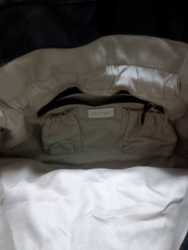 DKNY сумка шоппер из кожи большая женская