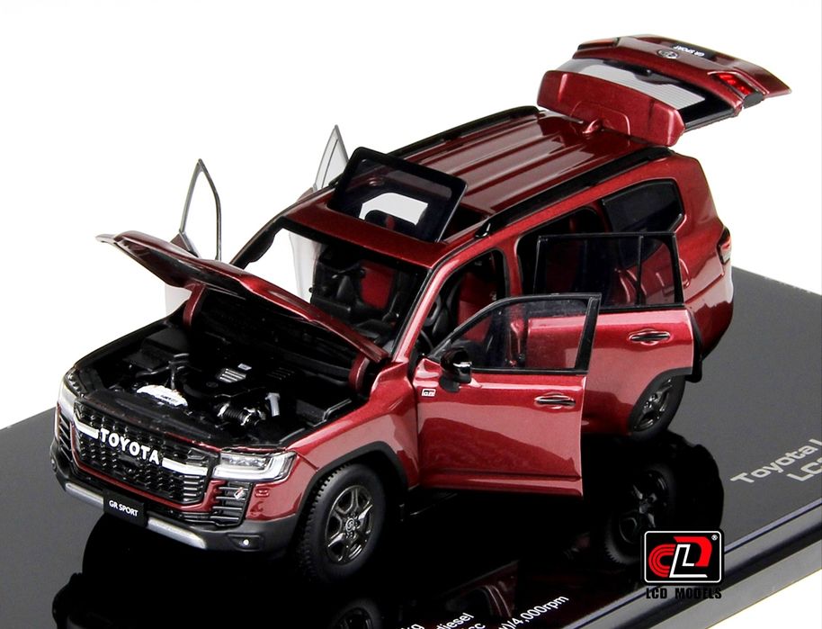 1/43 Toyota Land Cruiser LC300-GR Sport  LCD models