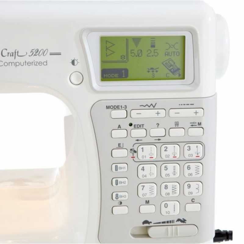 Швейная машина новая JANOME MEMORY CRAFT 5200