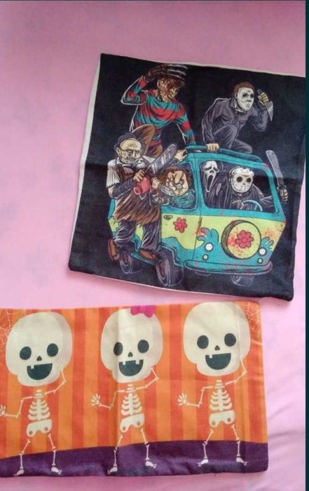 Fronha para almofada Horror Halloween Terror
