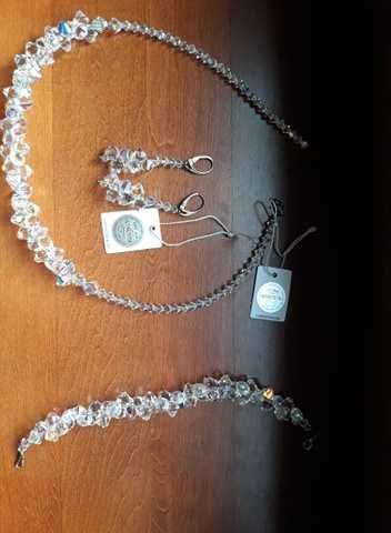 Komplet ślubny / wieczorowy Swarovski