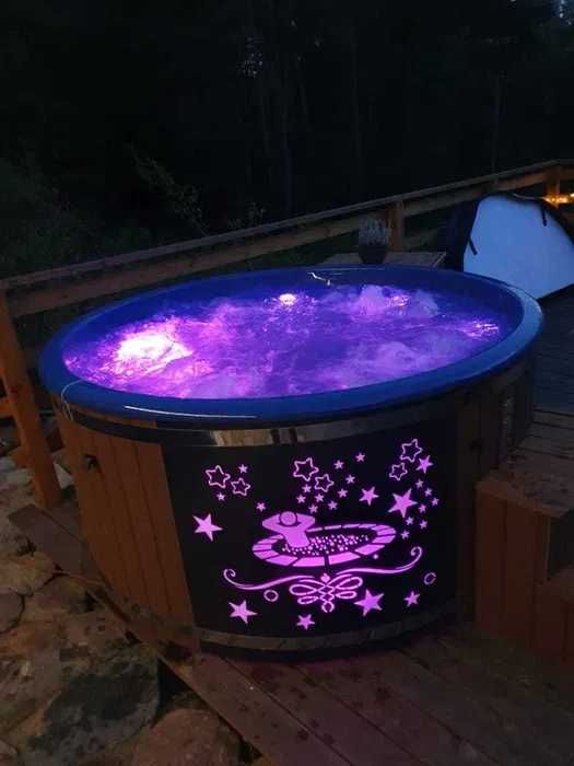 Виробники чанів джакузі. Купіль на дрова Мобільна лазня Баня Сауна