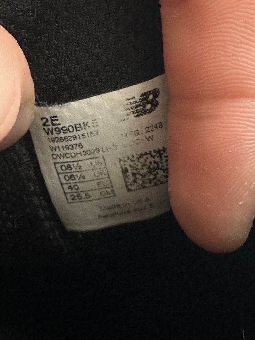 New balance 990 v5 по факту 26см!