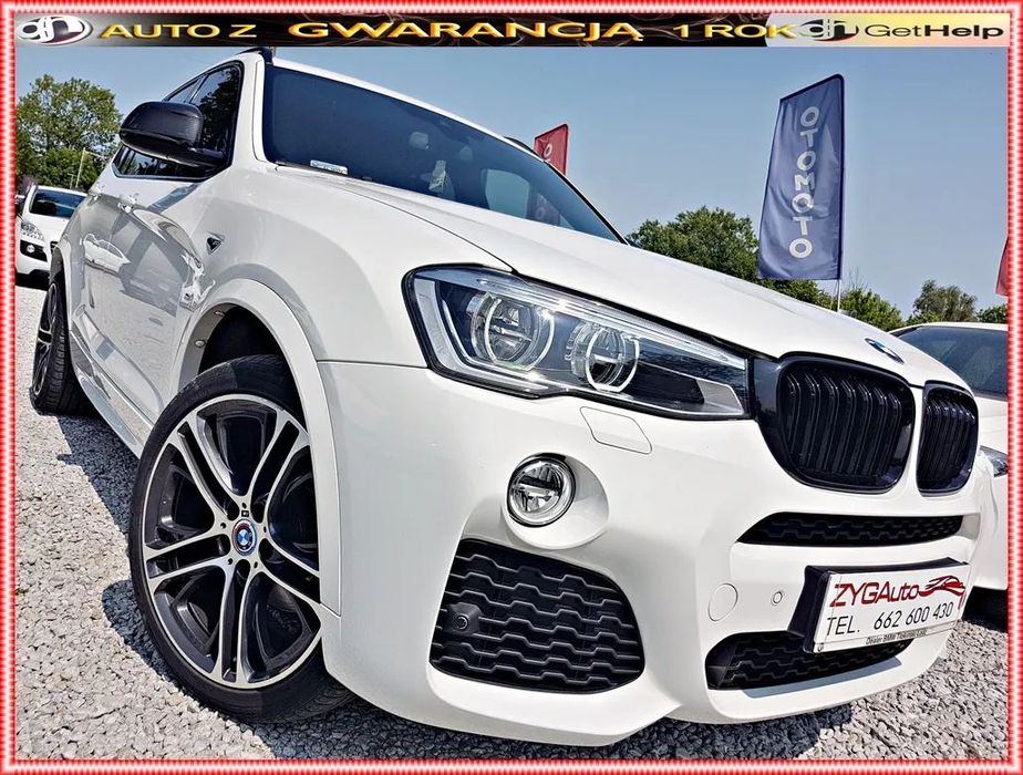 BMW X3 Piękne BMW X3 XDrive35d 313KM przeb 199tys M-PAKIET 1ROK GWARANCJI !!