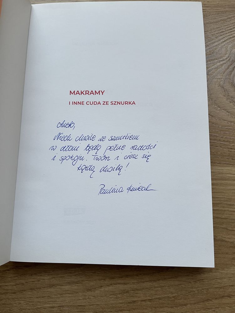 Ksiazka Makramy i inne cuda ze sznurka NOWA