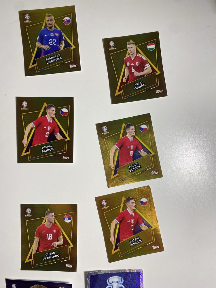 Cromos da Topps do Euro 2024