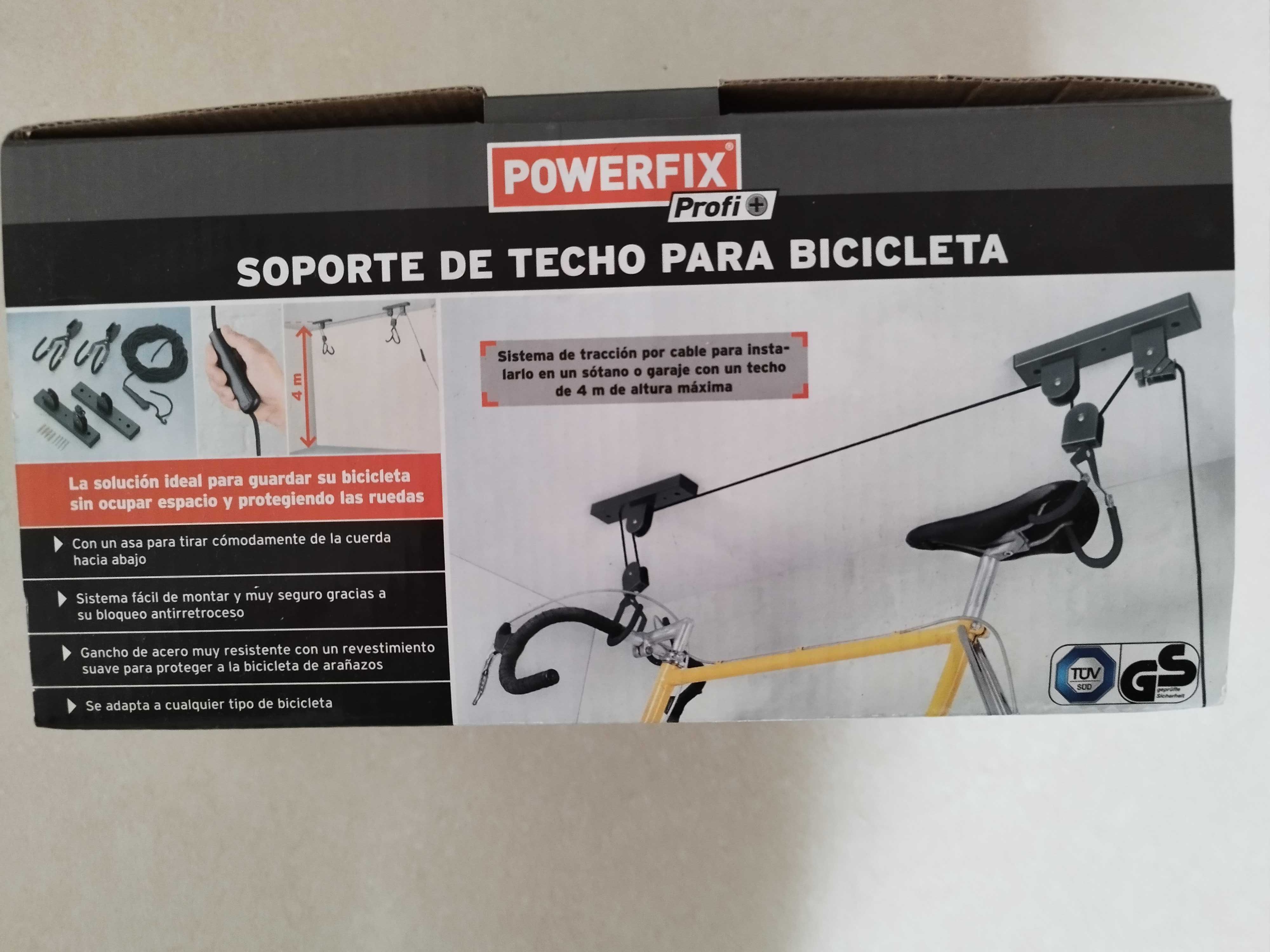 Suporte de teto para bicicleta da marca Powerfix