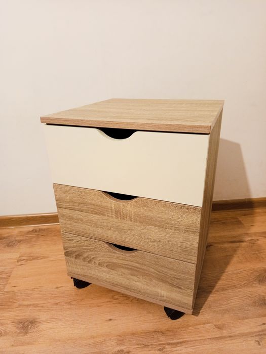 Jysk ABBETVED komoda 3 szuflady szafka nocna