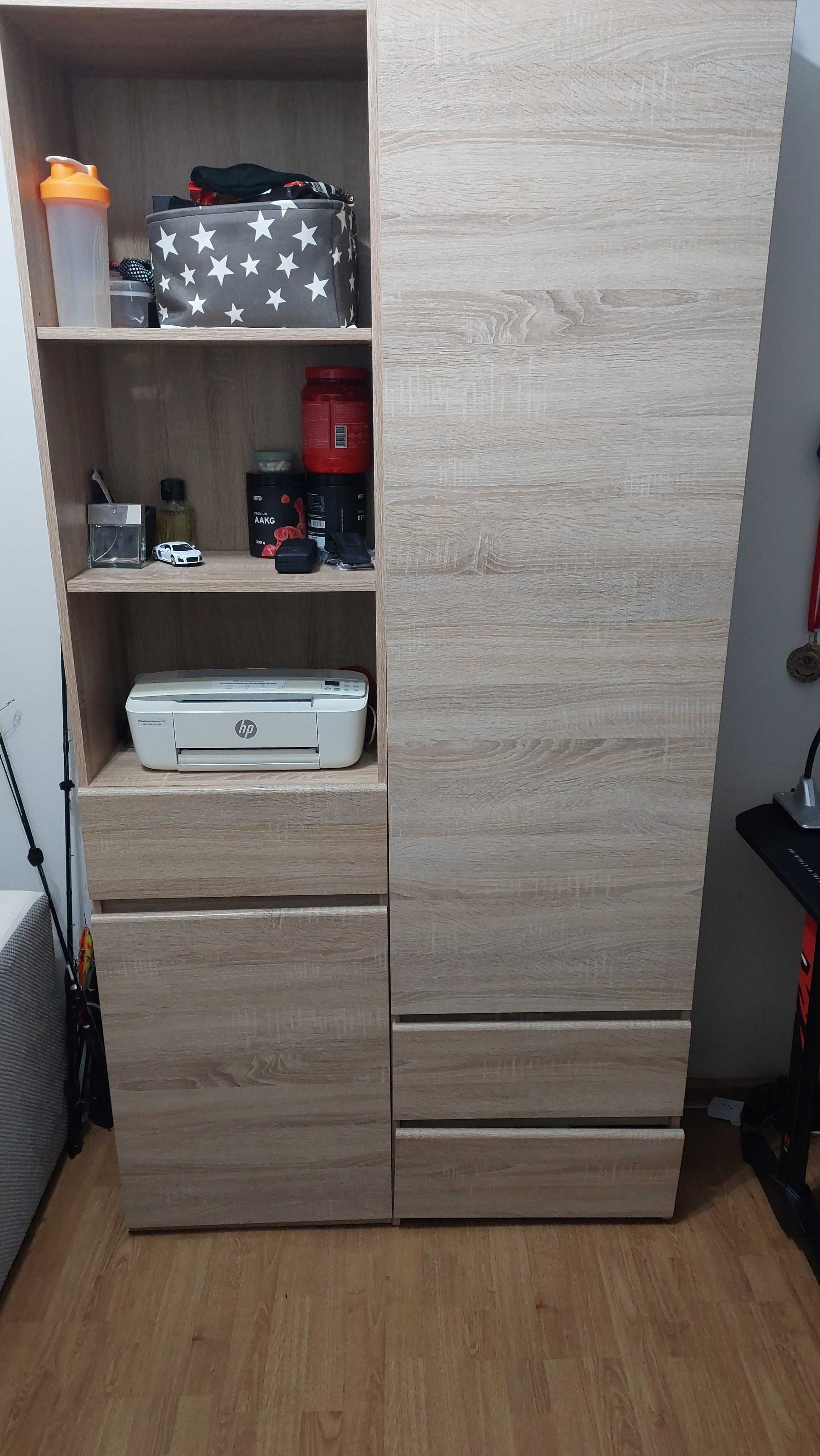 Komplet mebli - łóżko i dwa regały