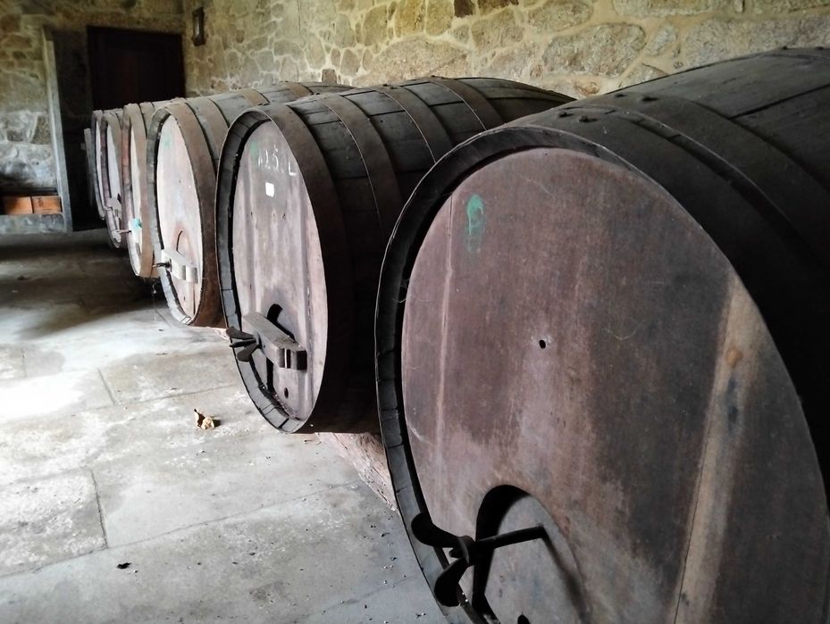 7 Pipas grandes em madeira