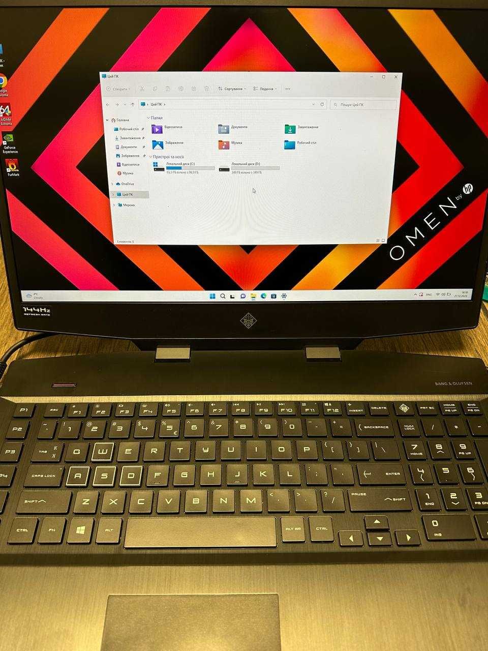 Ігровий ноутбук HP Omen RTX 2060 i7-9750H 16 GB DDR4
