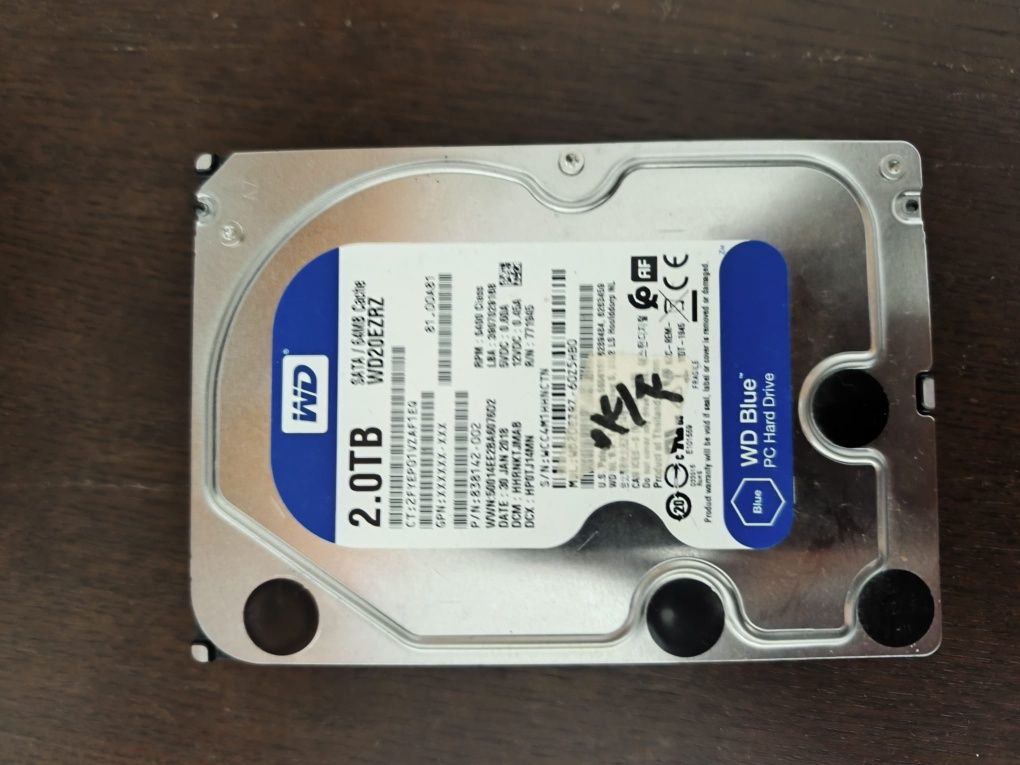 HD WD 2.0TB SATA 64MB cache