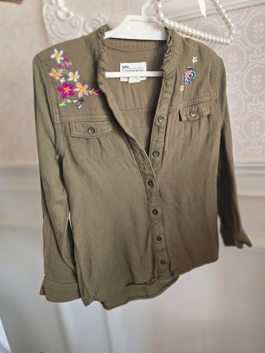 Koszula khaki 104 wiskoza