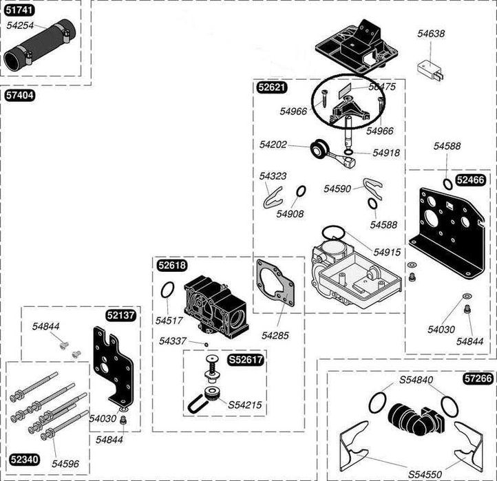 Saunier Duvala: Nr części 52621 - ZAWÓR PODWÓJNY (ZAWÓR COFANIA)