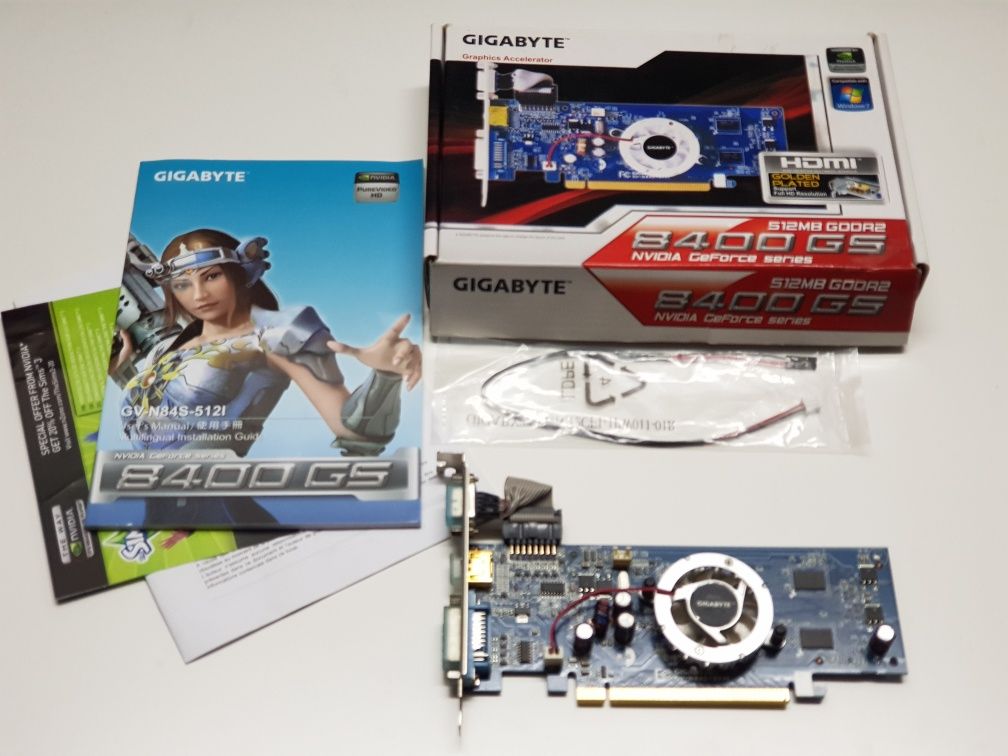 Karta graficzna nVidia GeForce 8400 GS 512MB GDDR2 PCI-E 2.0