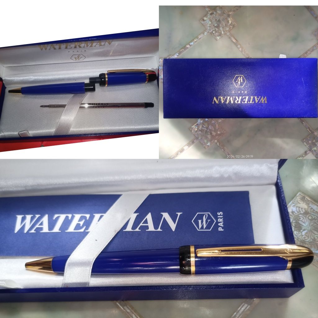 Ручка шариковая "Waterman", Paris.Набор ручек (Золотая рыбка)"СССР".